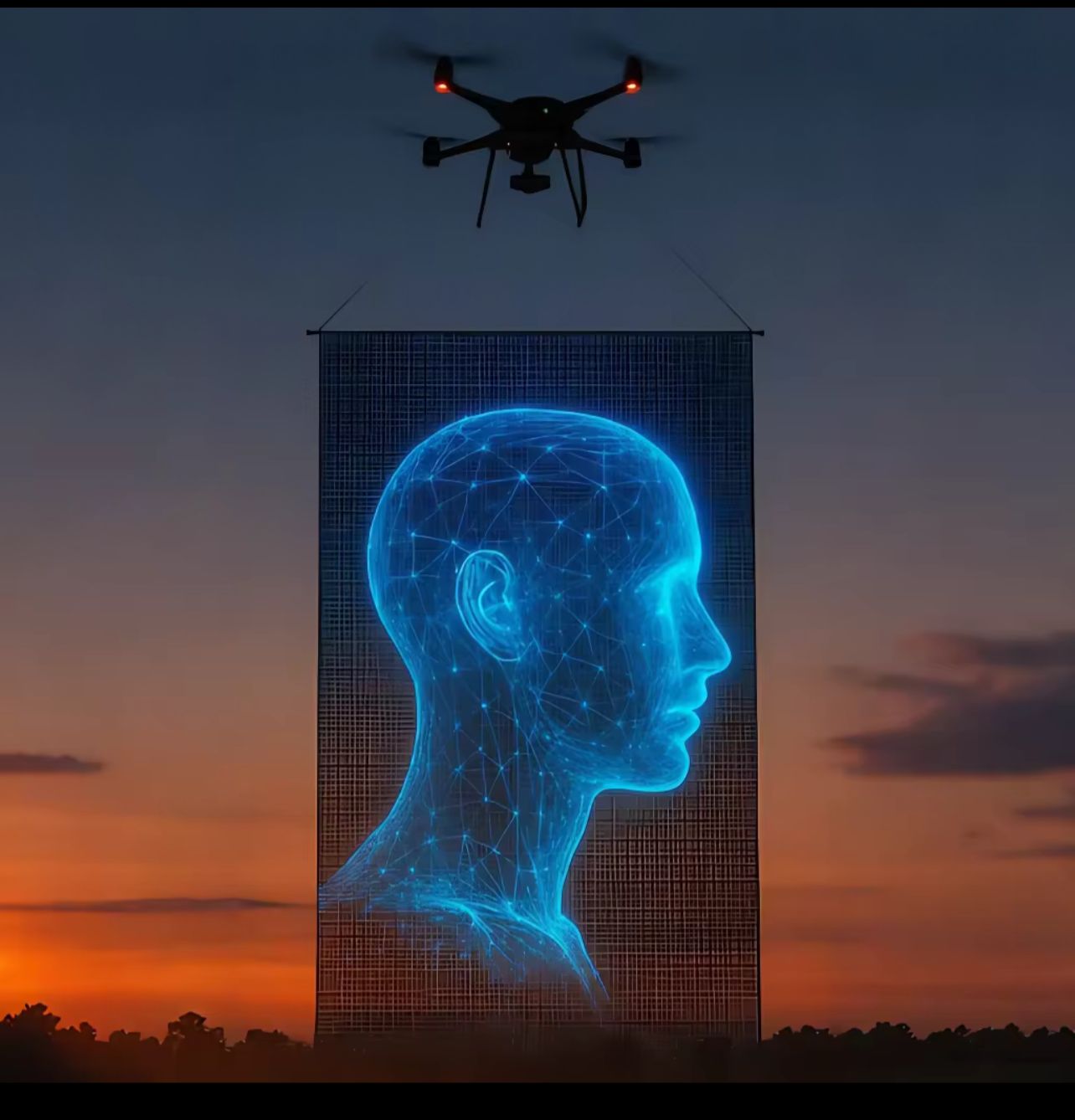 Publicité aérienne par drone